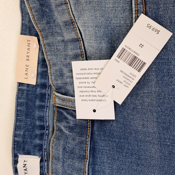 New Lane Bryant Signature Fit Midi Short Mid-Rise Flex Magic Waistband Size 22 - Picture 5 of 13